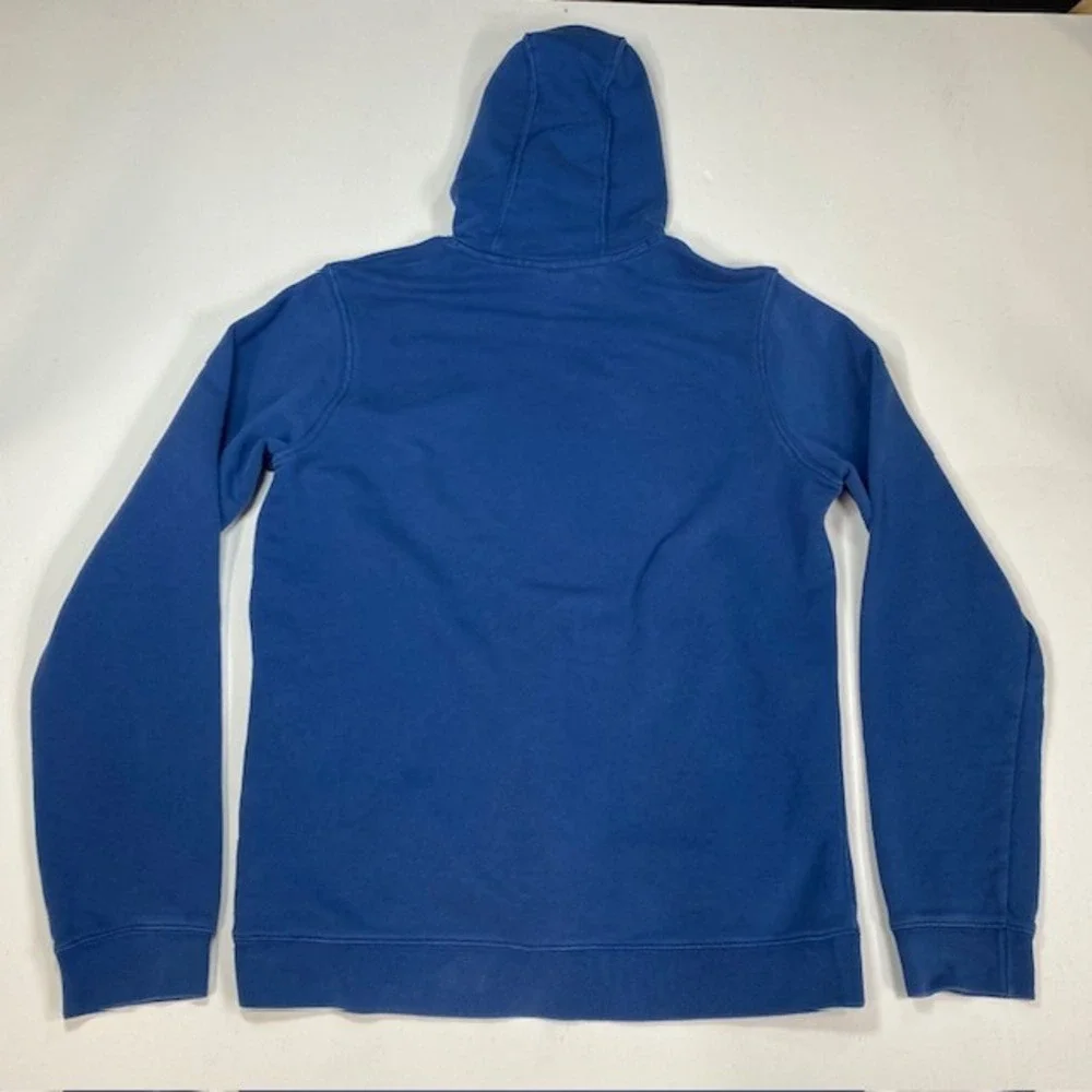 Nike‎ Mens Blue Embroidered Logo Pullover Hoodie Sweatshirt Medium 916275-423